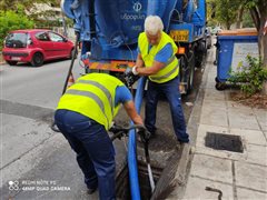 Καλαμαριά: Καθαρισμοί φρεατίων ενόψει φθινοπώρου (φωτο - βιντεο)