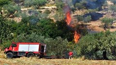 Πυρκαγιά στο Μαλεβίζι Ηρακλείου