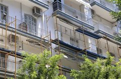 Πτώση εργάτη από σκαλωσιά στο κέντρο της Θεσσαλονίκης