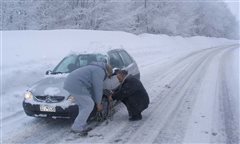 Δείτε που χρειάζονται σήμερα αντιολισθητικές αλυσίδες