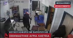 Βίντεο ντοκουμέντο από ένοπλη ληστεία στην Καλαμαριά